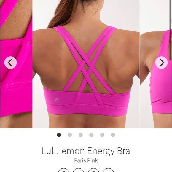 Lululemon Energy Bra Size 8 - Picture 5 of 5